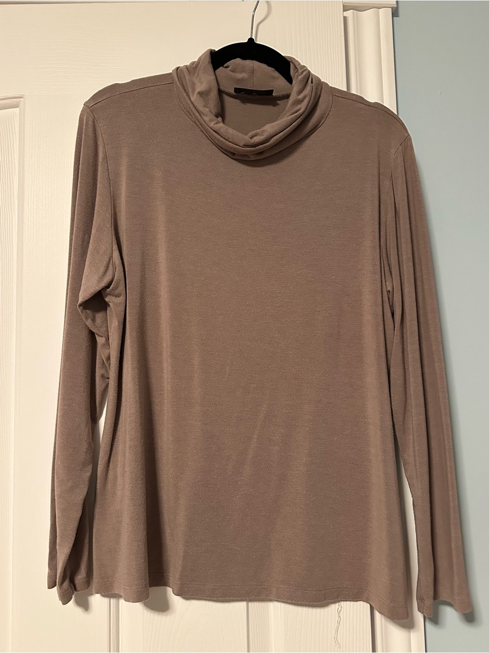 Miik Kerry Turtleneck Top - Mushroom Melange XXL Petite